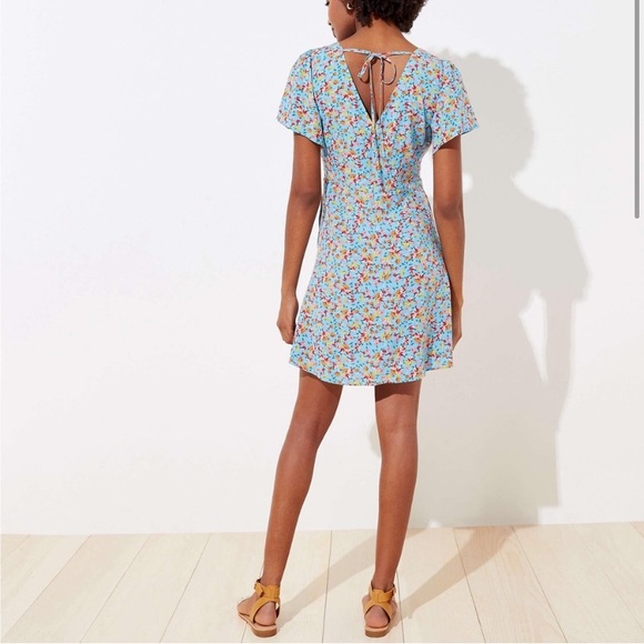 NWT Loft Tie Back Pocket Dress size 8 - Picture 2 of 8